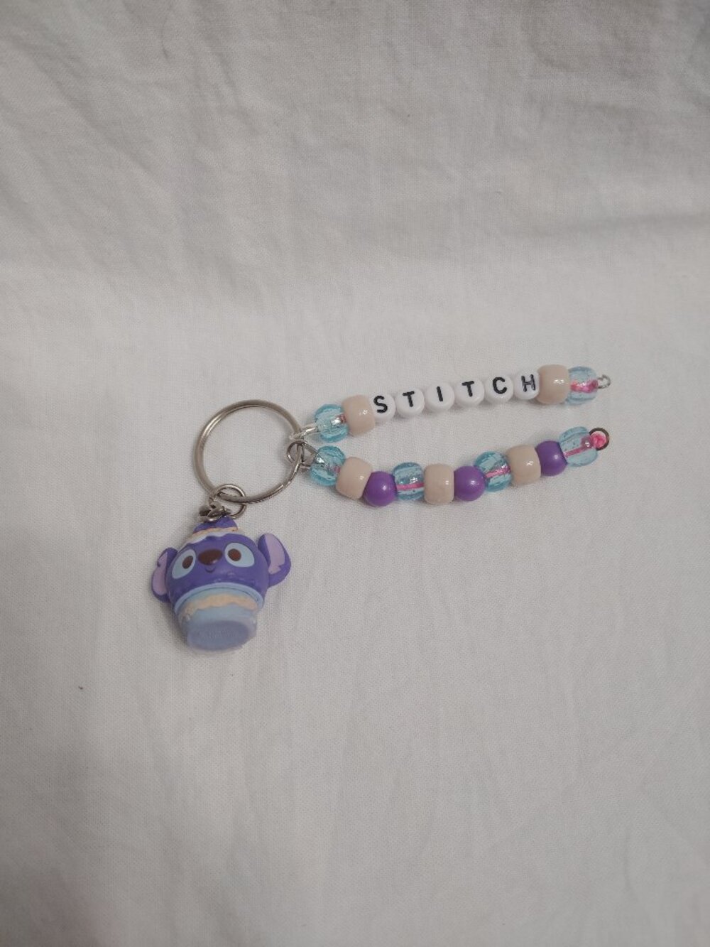 Disney Mini Munchling Blueberry Parfait Stitch Handmade Keychain